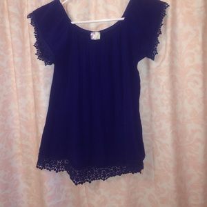 Royal blue top