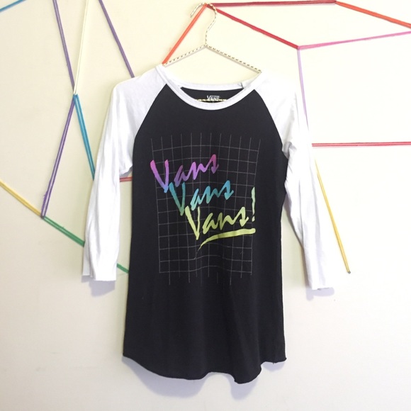 Vans 3/4 sleeve raglan t-shirt