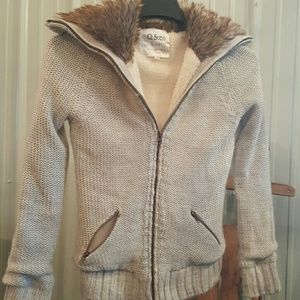 Ci Sono gray zip jacket