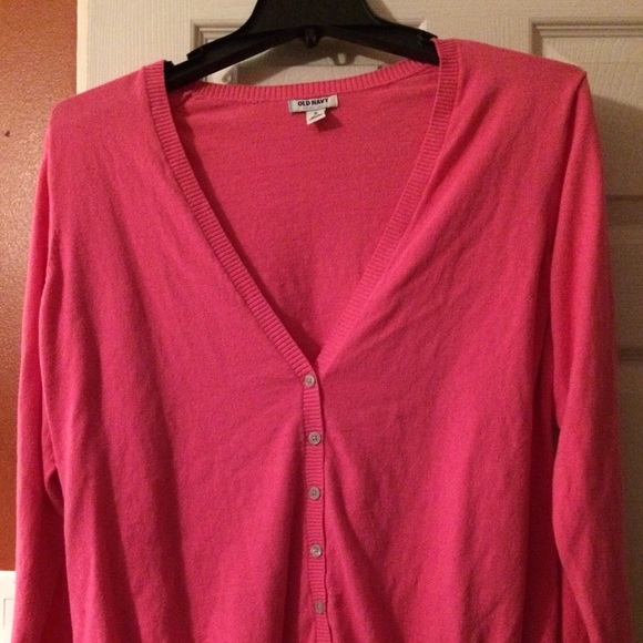 Pink Old Navy Button Up XL