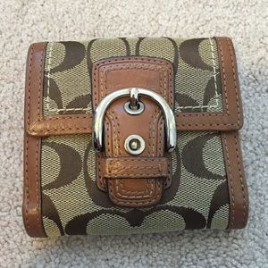 Brown Coach wallet