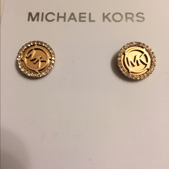 Michael Kors Rose Gold Studs