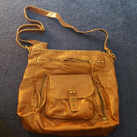 Brown cross body bag