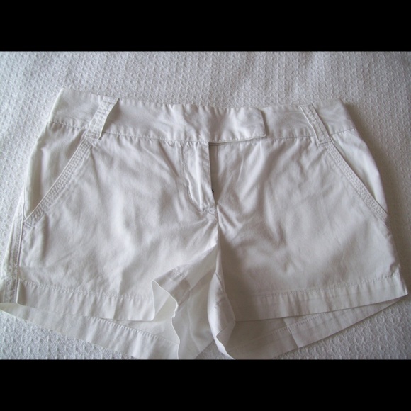 JCrew White Shorts