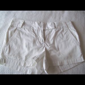 JCrew White Shorts