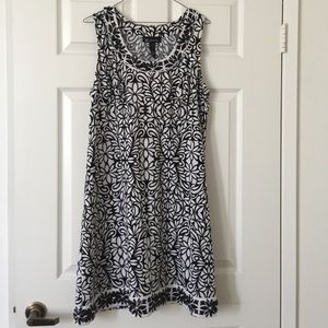 INC International Beaded Trim Dress Size XL