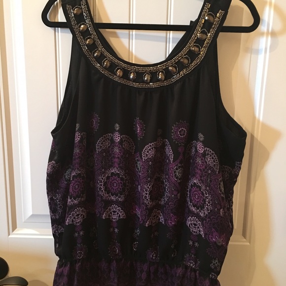Apt 9 Sleeveless sheer top