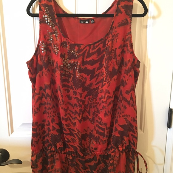 Apt 9 sheer sleeveless top - Picture 1 of 2