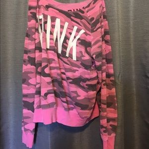 PINK camo pullover top SOLD DO NOT PURCHASE