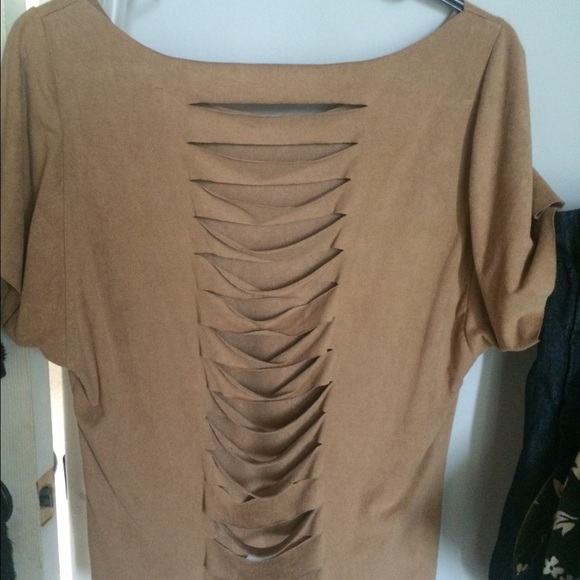 Suede like shirt