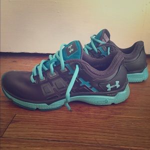 Under armour running shoes.