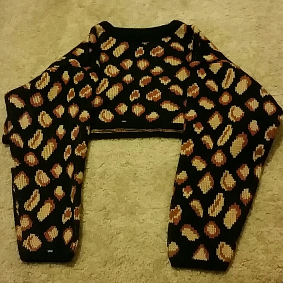 Sweater crop top