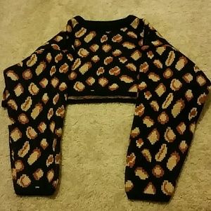 Sweater crop top