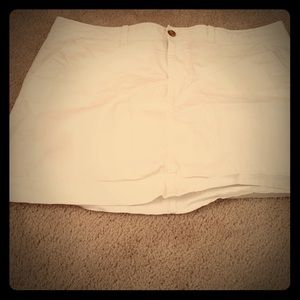 White, mint condition, mini skirt