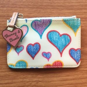 Dooney & Burke Hearts Skinny Coin Purse
