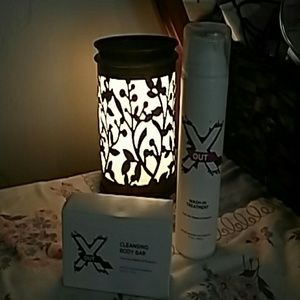 X Out wash-in treatment and body bar