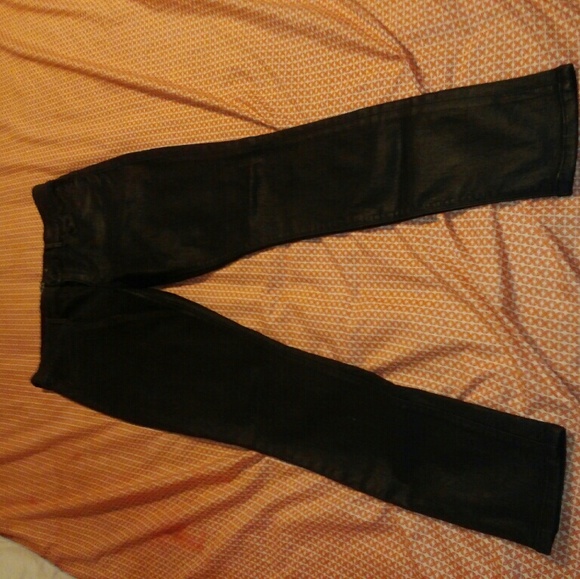 Express leathery jeans size 9/10 in EUC