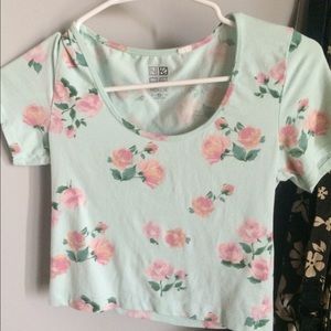 Floral crop top