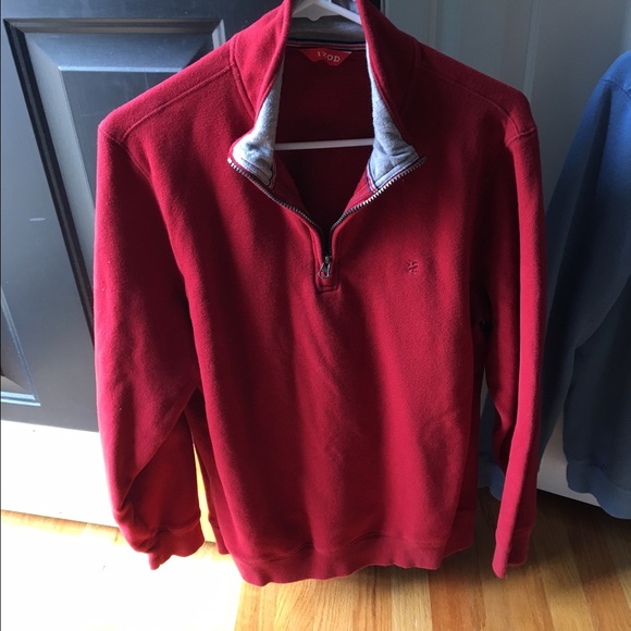 Men's izod pullover red