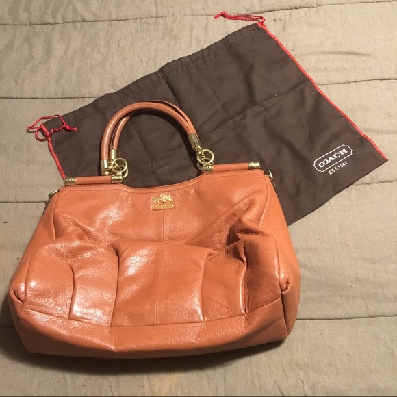 Leather Coach bag