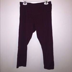 Maroon LuluLemon Crop