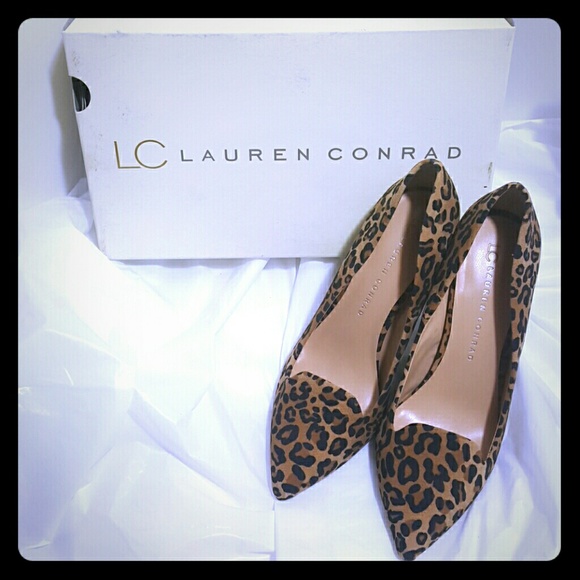 Lauren Conrad Jace Leopard print heels