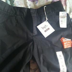 Black khaki pants SIZE 12 SHORT