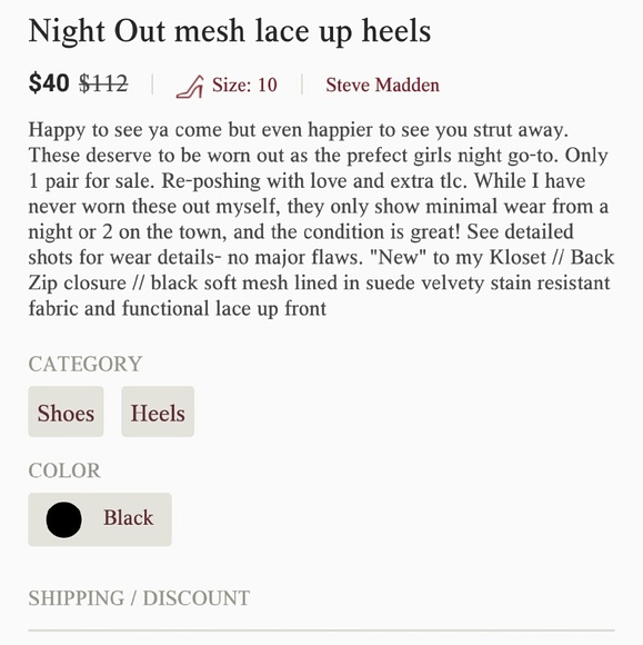 Sold | Addtl pictures for high heels - Picture 4 of 4