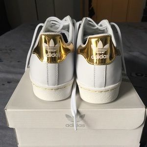 Adidas Superstar Womens White And Gold Adidas Superstar Womens White And Gold
