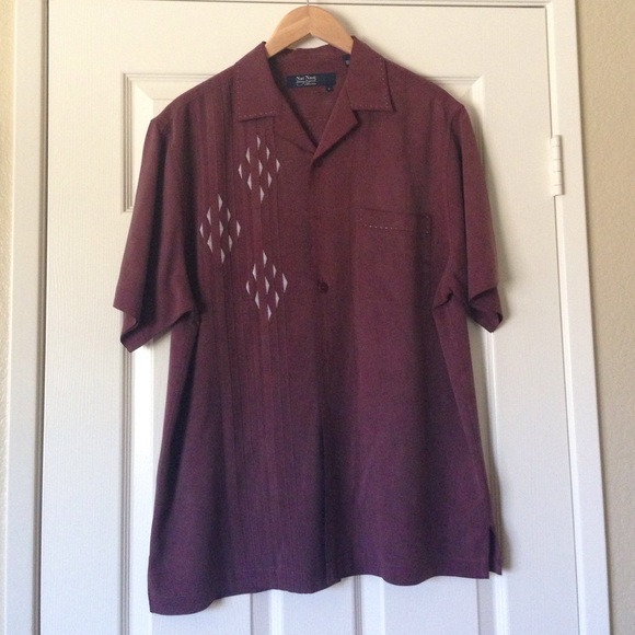 Men's Nat Nast 100% Silk shirt