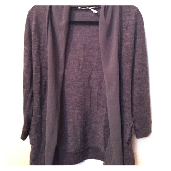 Grey cardigan
