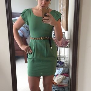 PRICE JUST LOWERED: Green dress with pockets