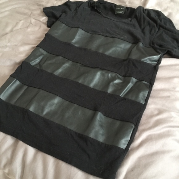 Zara Man Black TShirt