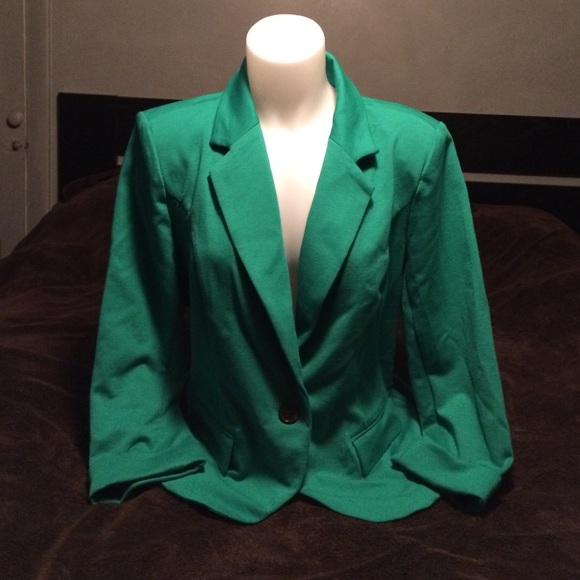 Green blazer