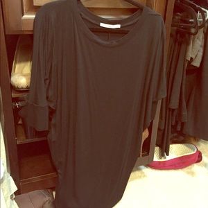 Black dolman sleeve tunic