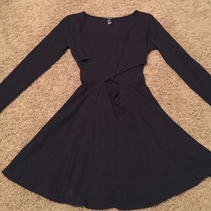 Black cut out dress