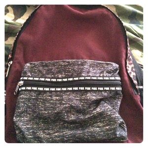 Pink book bag