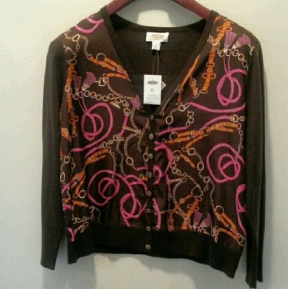 TALBOTS 100% SILK SWEATER