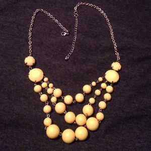 Yellow bubble necklace
