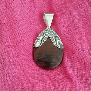 Sterling and stone pendant