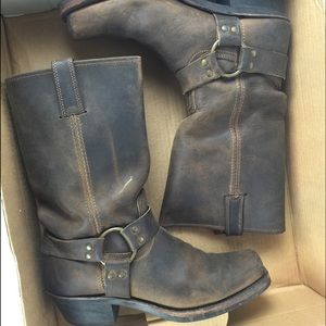 Frey Harness Boots- size 10, mint condition