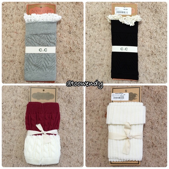 1 Pairs of Cute Boot Cuff Socks - Picture 2 of 3