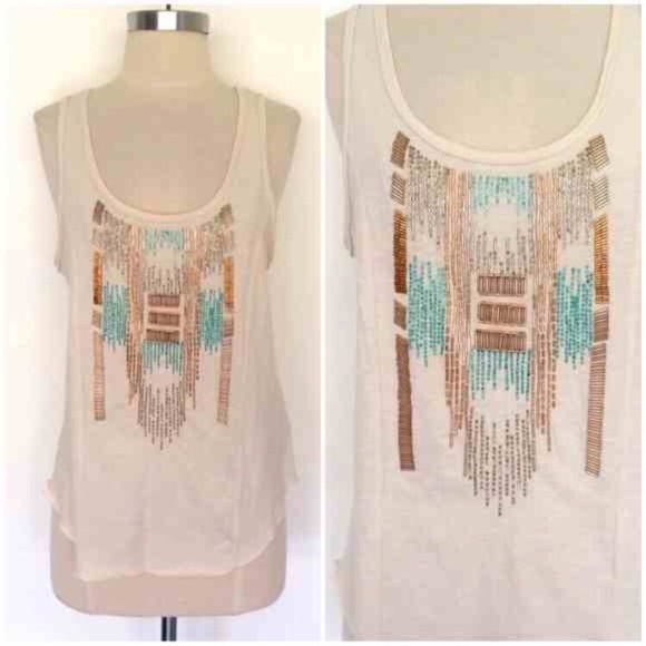 Free People Tops - free people | beaded tank