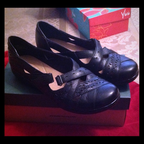 Clarks Ashland Rivers Black Leather Casual Shoe