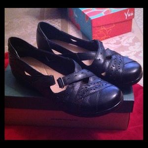 Clarks Ashland Rivers Black Leather Casual Shoe