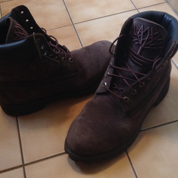 Men's Timberland boots-Awesome decal on lip
