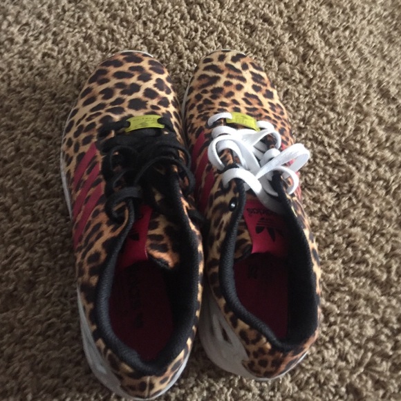 Addidas leopard print. Z's flux