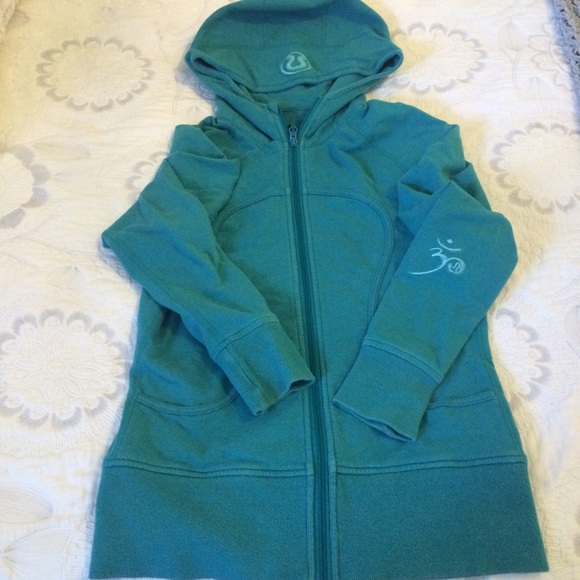 Lululemon zip up sweatshirt size 8 in deep teal