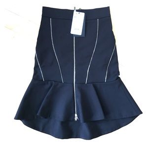 NWT ZARA woman mermaid skirt with zipper detail