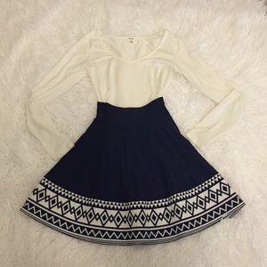 Blue skater skirt (NWOT)